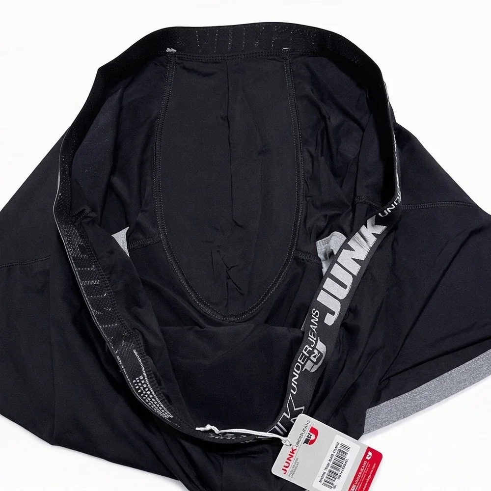 Junk Underjeans Mens Shadow Trunk Black Grey Contrast Trim Underwear 4XL NEW
